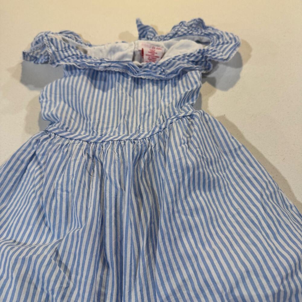 Sigrid Olsen Toddler Girl 5 Open Back Blue Dress - Picture 5 of 5